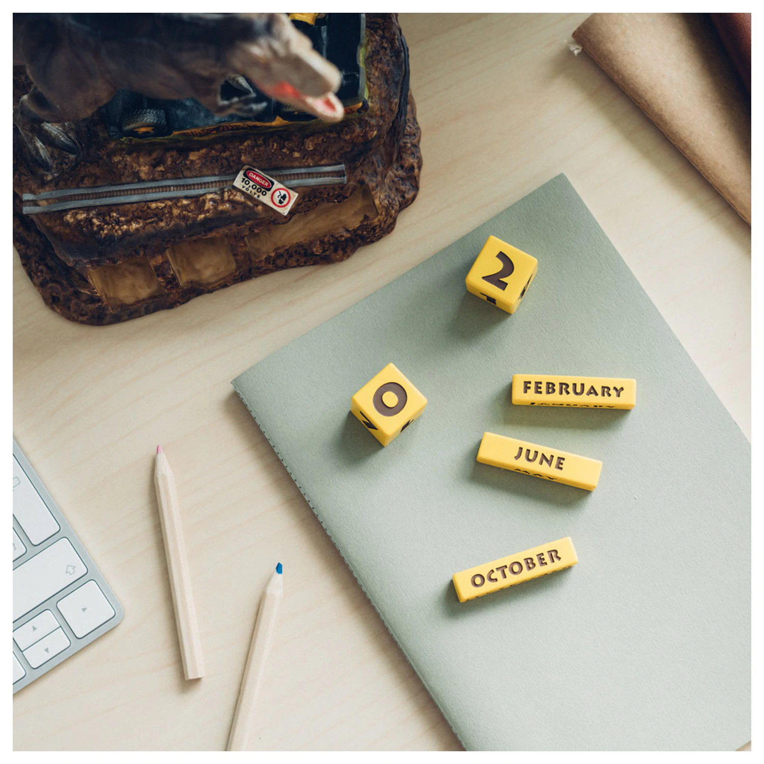 Jurassic Park 3D ewiger Kalender Produktfoto