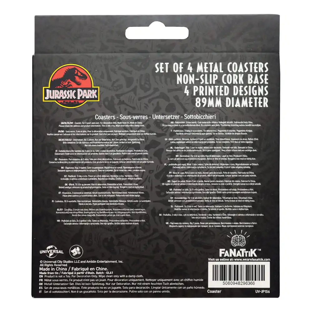 Jurassic Park Untersetzer 4er-Pack termékfotó