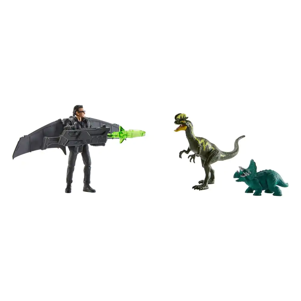 Jurassic Park '93 Classic Actionfiguren Dr. Ian Malcolm Glider Escape Pack 10 cm Produktfoto