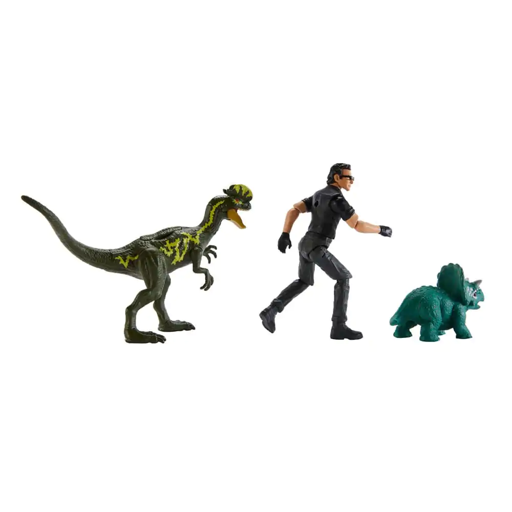 Jurassic Park '93 Classic Actionfiguren Dr. Ian Malcolm Glider Escape Pack 10 cm Produktfoto