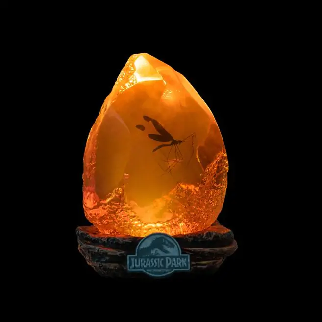 Jurassic Park Amber Lampe Produktfoto