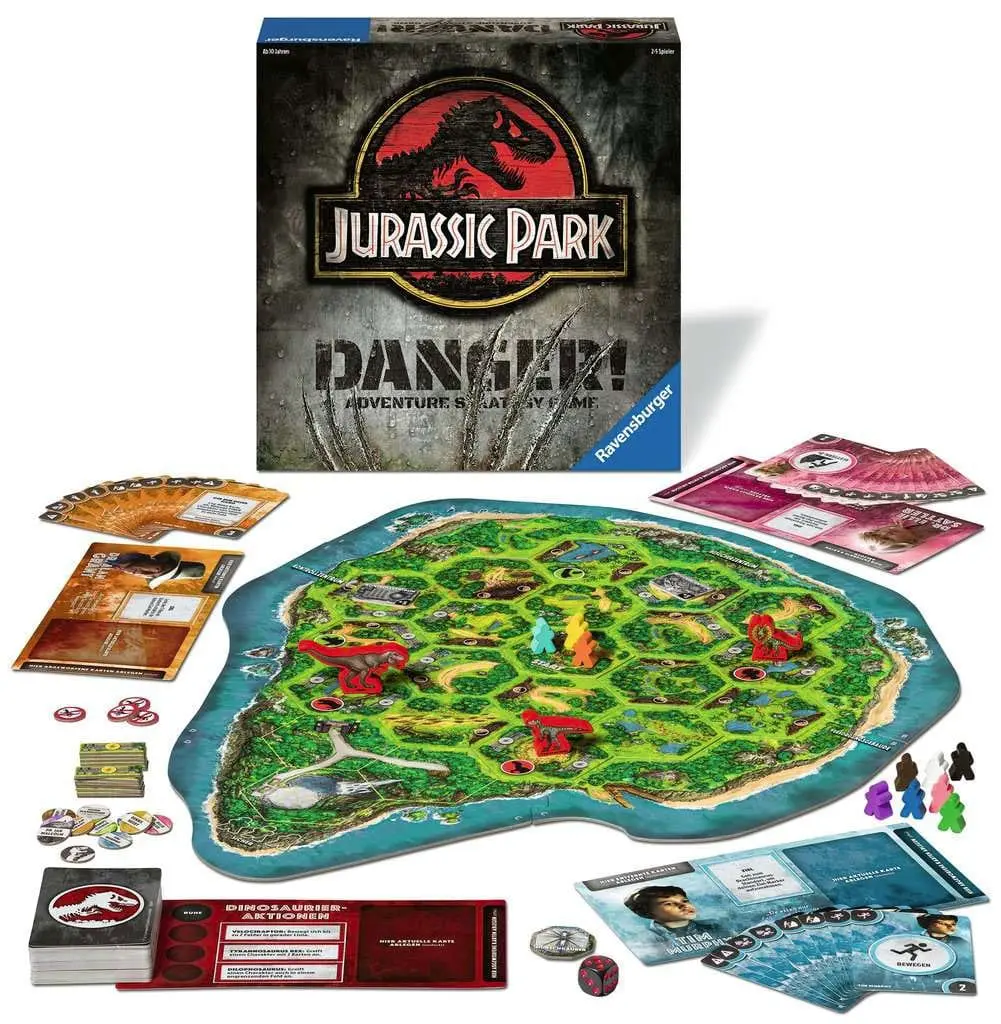 Jurassic Park Brettspiel Danger! *Deutsche Edition* Produktfoto