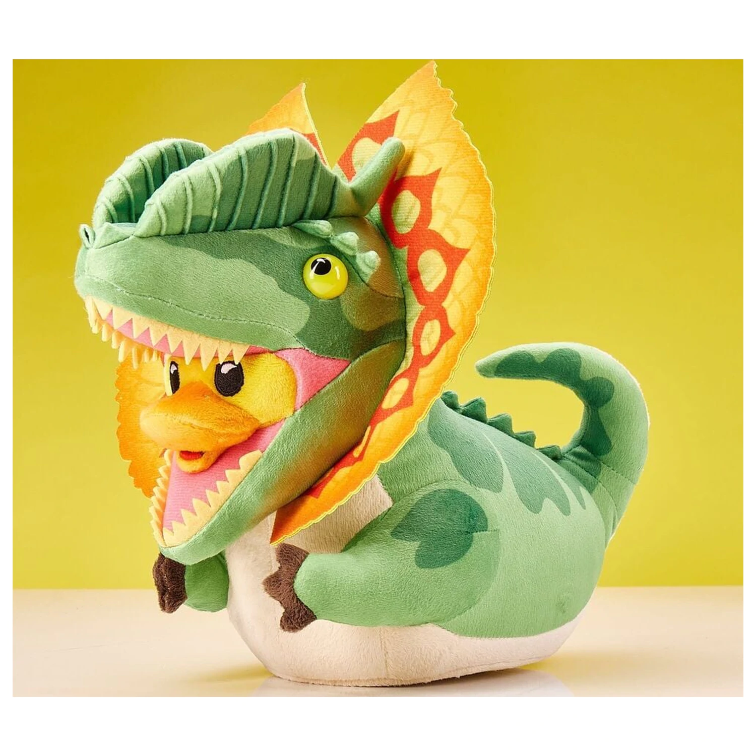 Jurassic Park Dilophosaurus Plüschtier 23cm Produktfoto