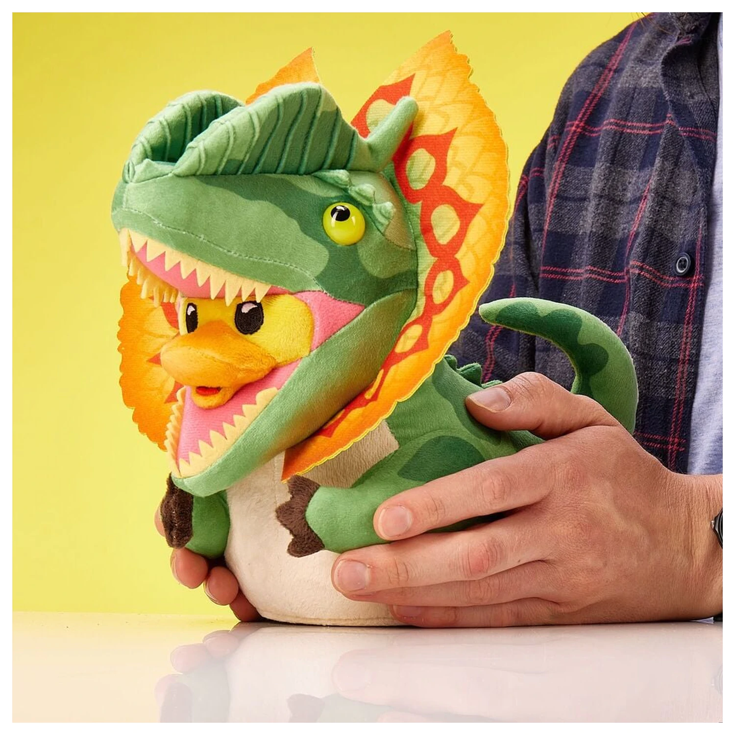 Jurassic Park Dilophosaurus Plüschtier 23cm Produktfoto