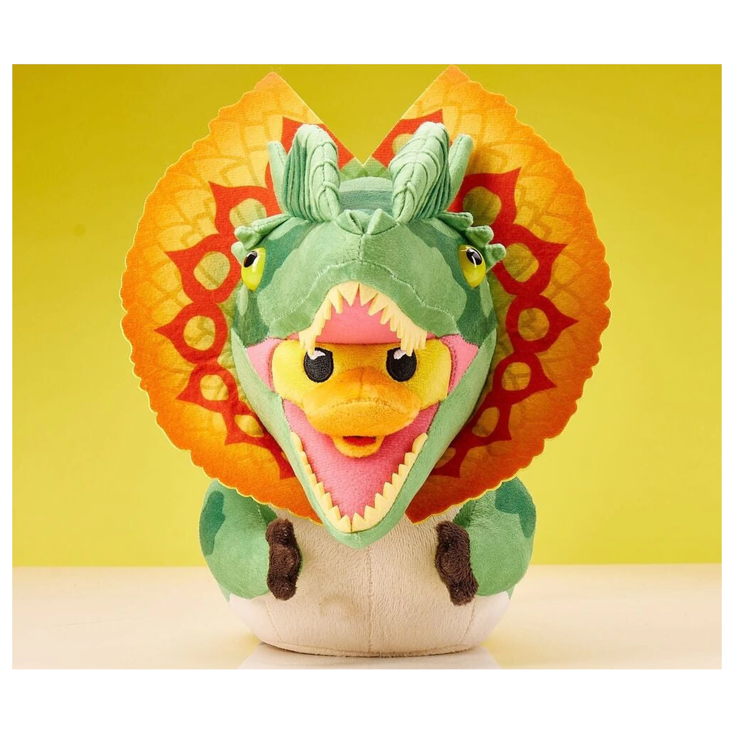 Jurassic Park Dilophosaurus Plüschtier 23cm Produktfoto