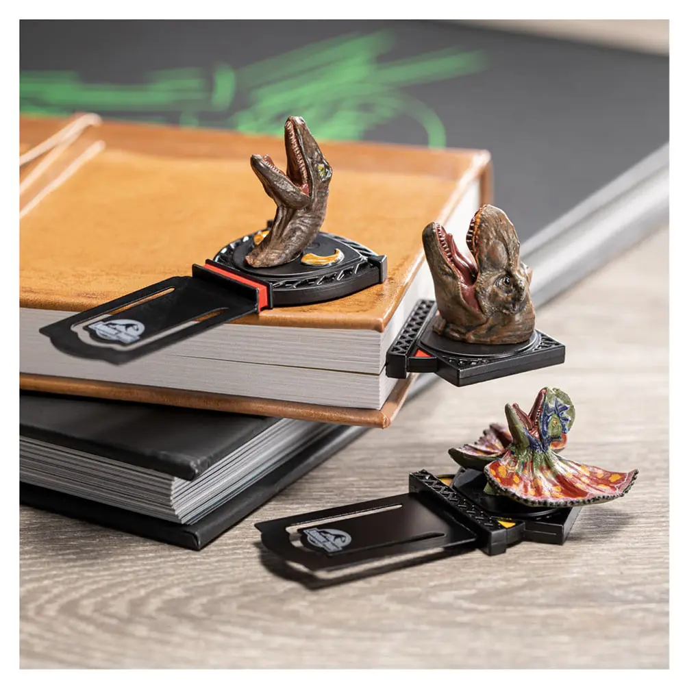 Jurassic Park Lesezeichen 4er-Set Dinosaurier Produktfoto