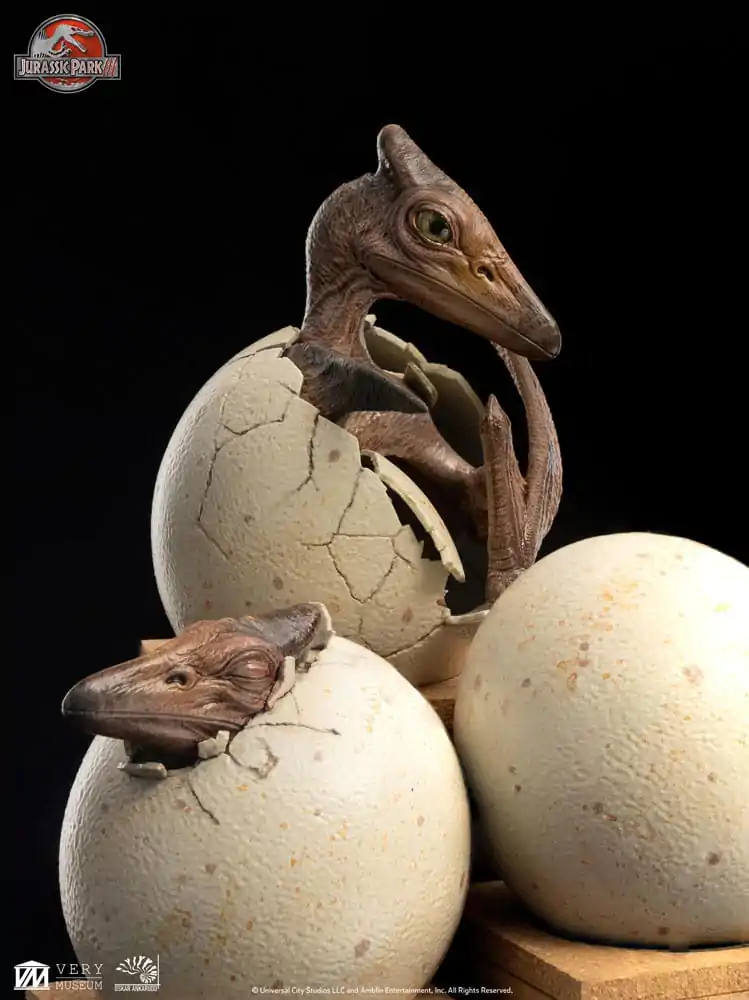 Jurassic Park ECC Elite Creature Line Statue 1/2 Pterosaur Hatching 16 cm Produktfoto