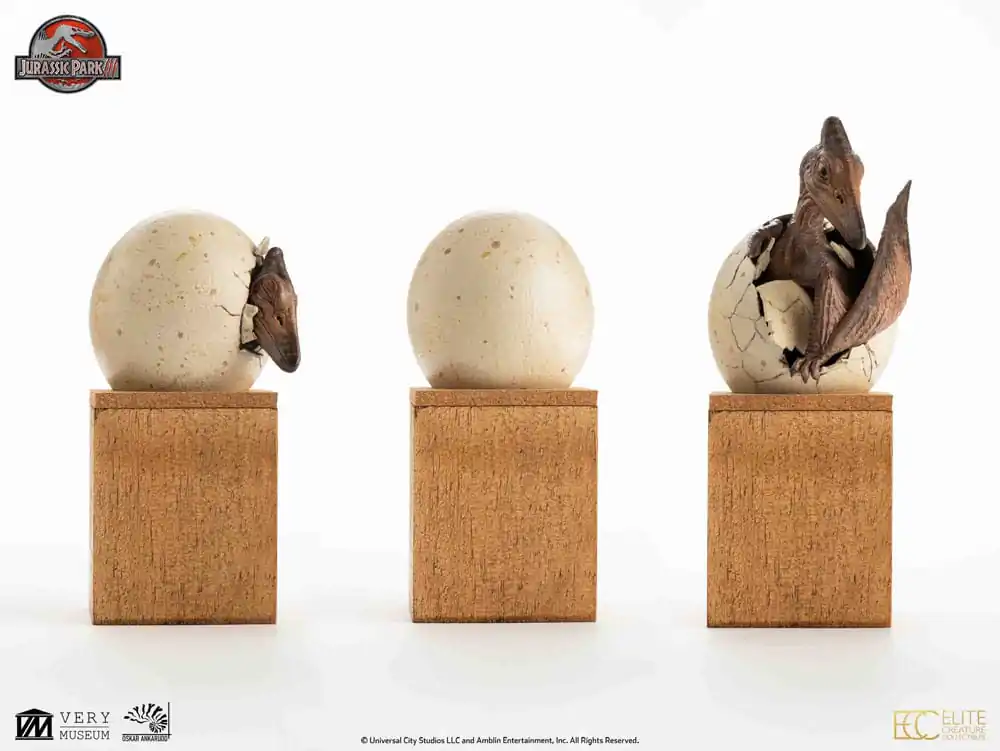 Jurassic Park ECC Elite Creature Line Statue 1/2 Pterosaur Hatching 16 cm Produktfoto