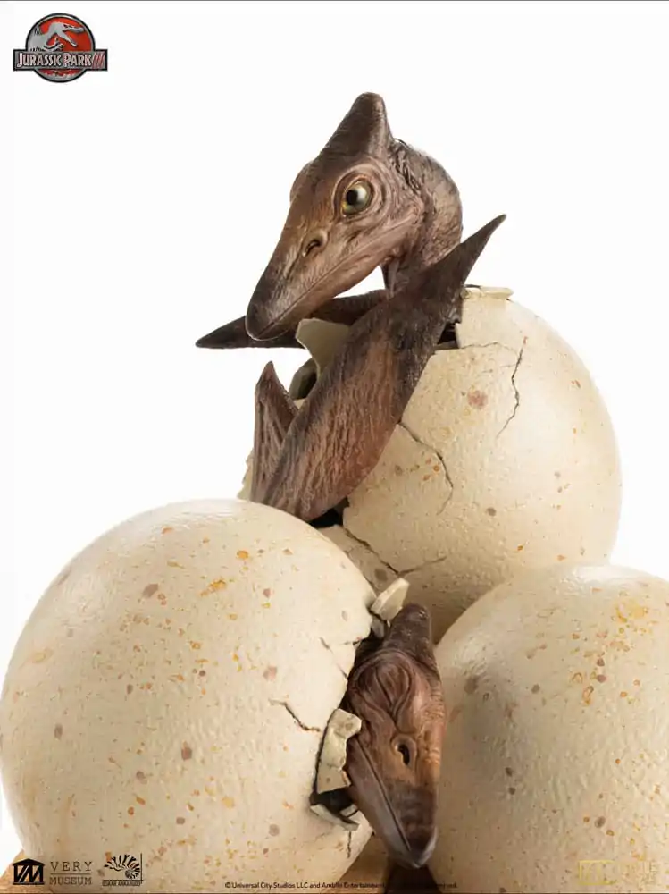 Jurassic Park ECC Elite Creature Line Statue 1/2 Pterosaur Hatching 16 cm Produktfoto