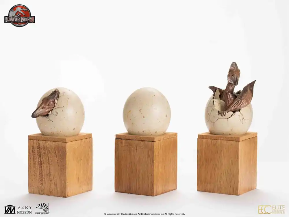 Jurassic Park ECC Elite Creature Line Statue 1/2 Pterosaur Hatching 16 cm Produktfoto