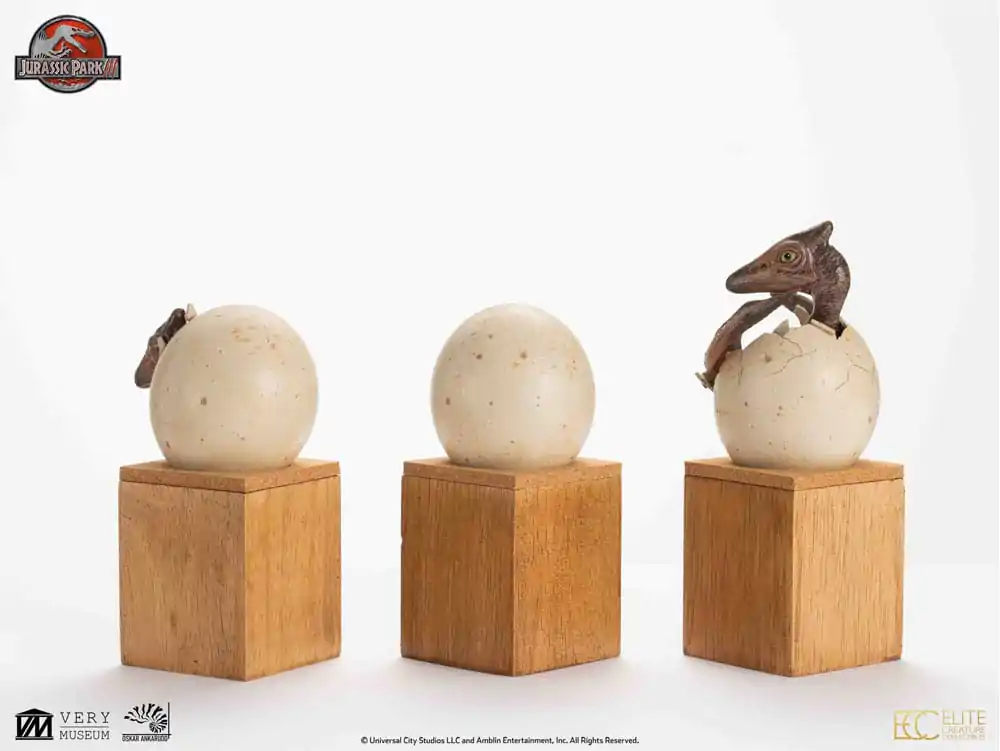 Jurassic Park ECC Elite Creature Line Statue 1/2 Pterosaur Hatching 16 cm Produktfoto