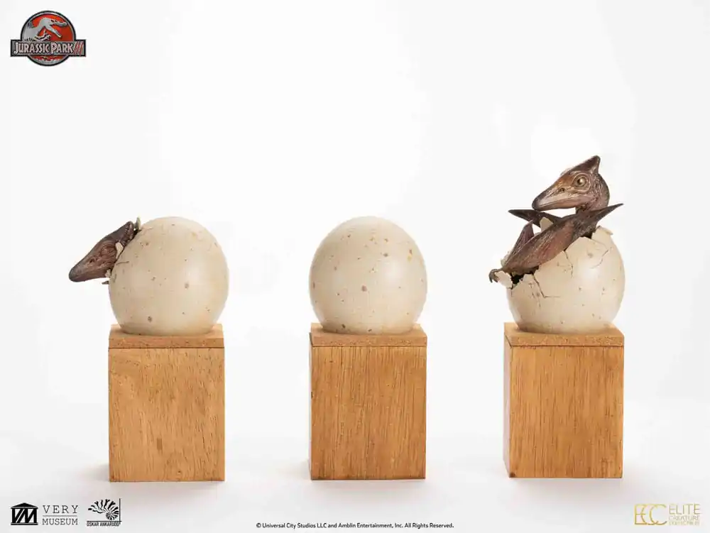 Jurassic Park ECC Elite Creature Line Statue 1/2 Pterosaur Hatching 16 cm Produktfoto