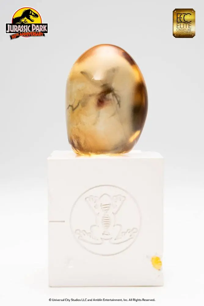 Jurassic Park Statue Elephant Mosquito in Amber 10 cm Produktfoto