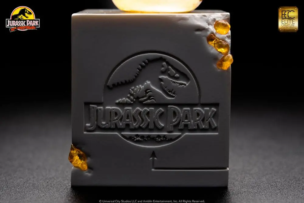 Jurassic Park Statue Elephant Mosquito in Amber 10 cm Produktfoto