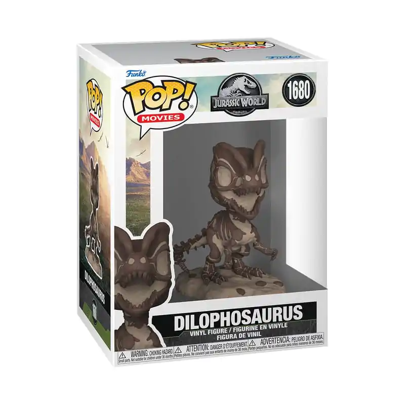 Jurassic Park Fossil Funko POP! Movies Vinyl Figur Dilophosaurus 9 cm termékfotó