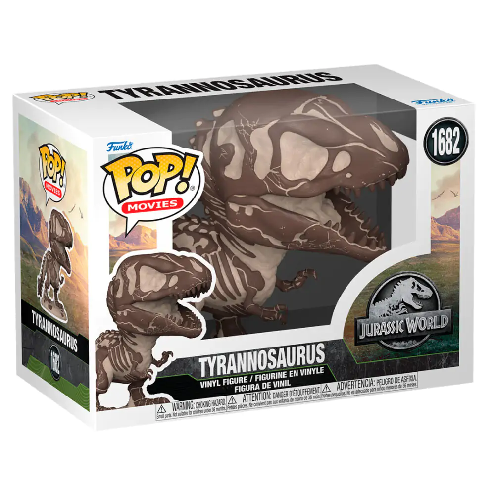 Jurassic Park Fossil Funko POP! Movies Vinyl Figur Tyrannosaurus 9 cm Produktfoto