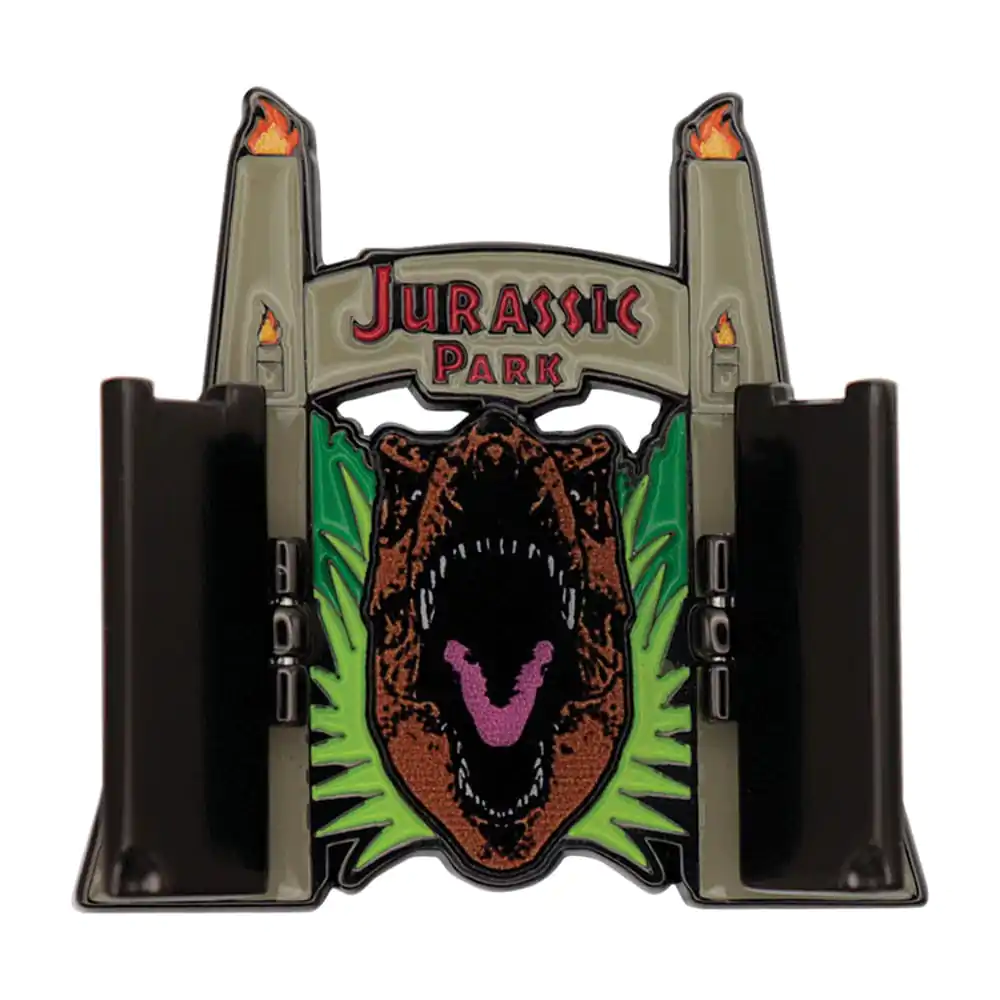 Jurassic Park Anstecknadel Gates Hinged Produktfoto