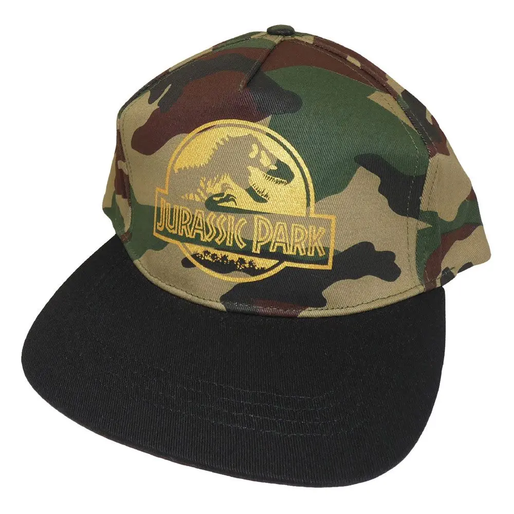 Jurassic Park Curved Bill Cap Gold Logo Camo Produktfoto