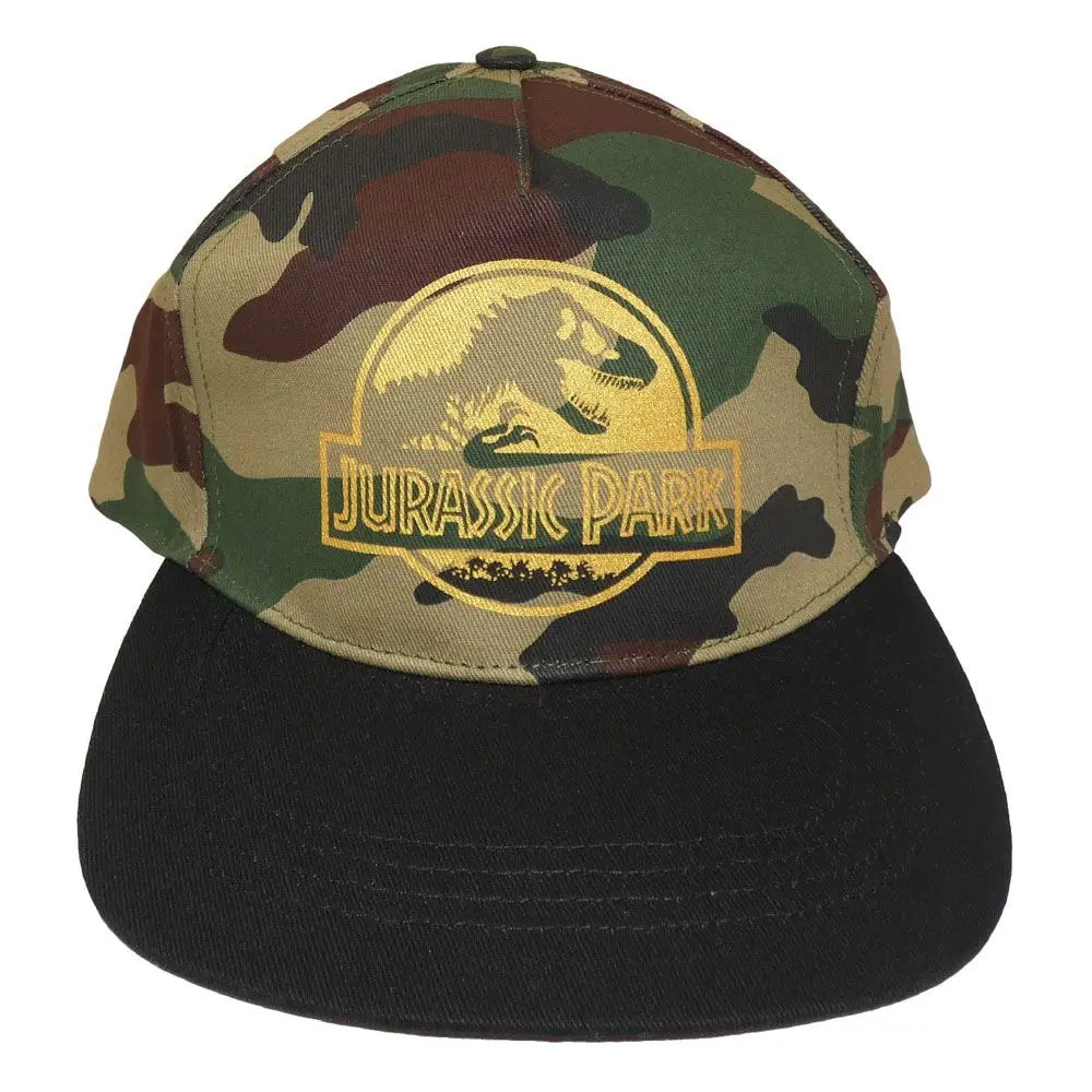 Jurassic Park Curved Bill Cap Gold Logo Camo Produktfoto