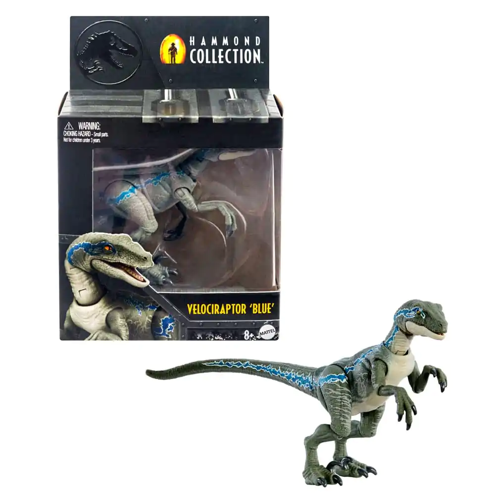 Jurassic Park Hammond Collection Actionfigur Velociraptor Blue termékfotó