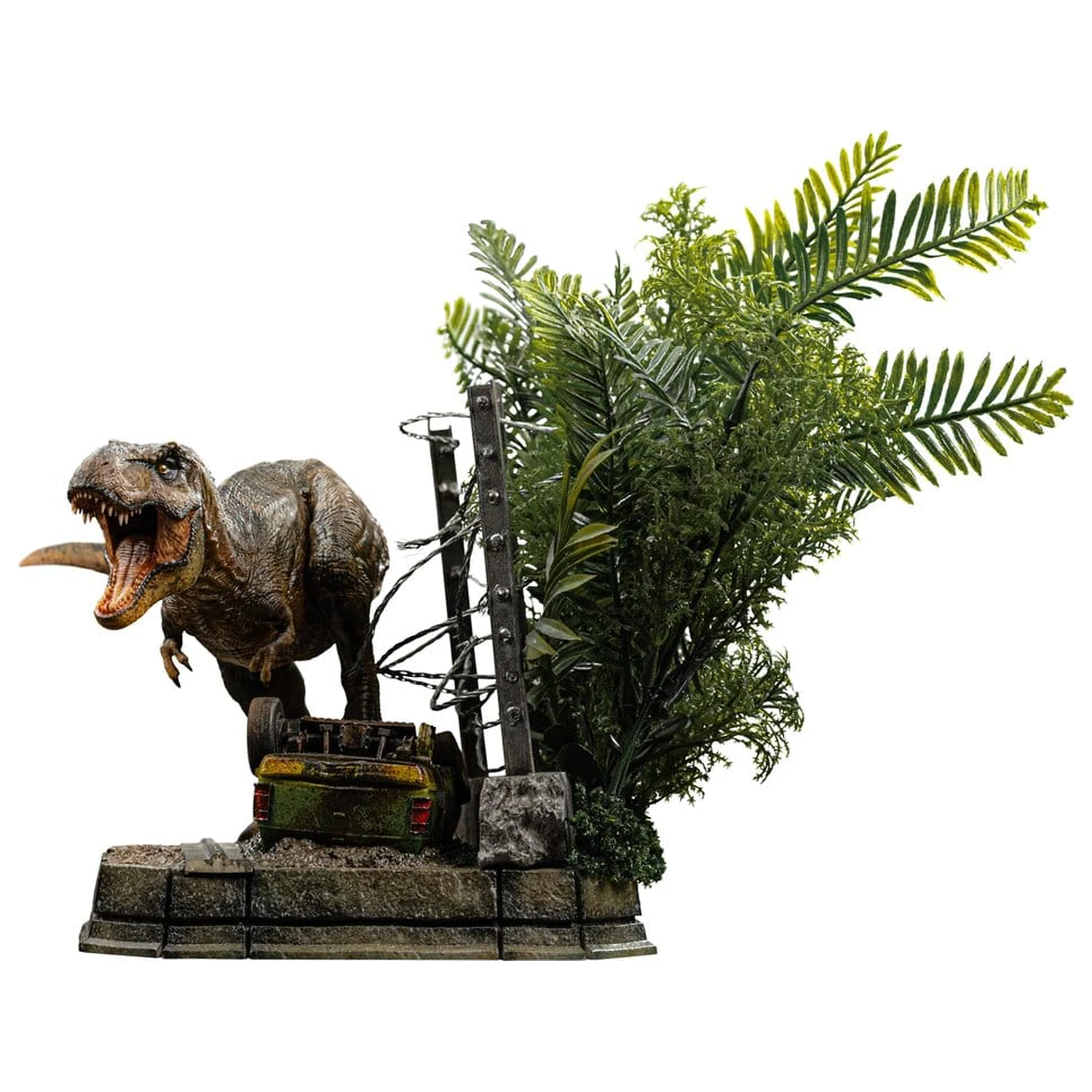 Jurassic Park Icons Statue T-Rex Breakout Set A 17 cm Produktfoto