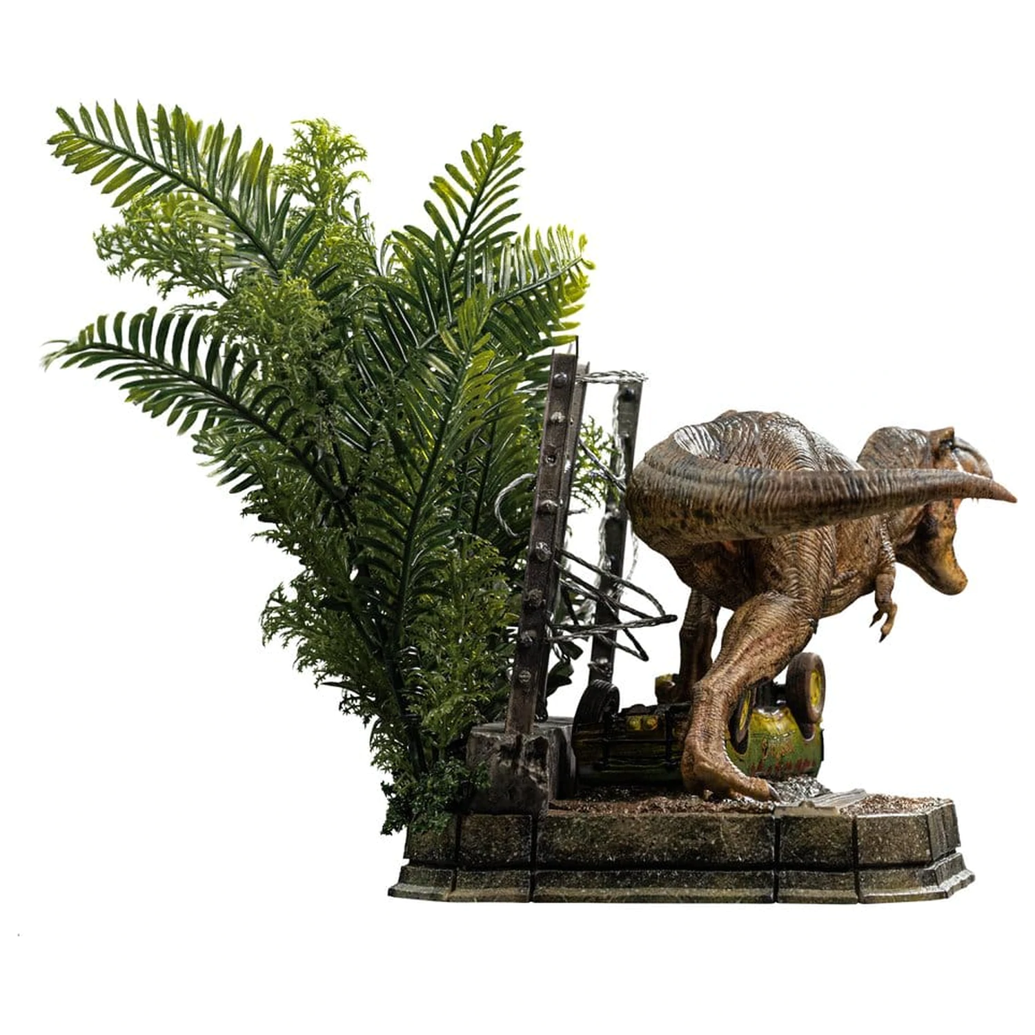 Jurassic Park Icons Statue T-Rex Breakout Set A 17 cm Produktfoto