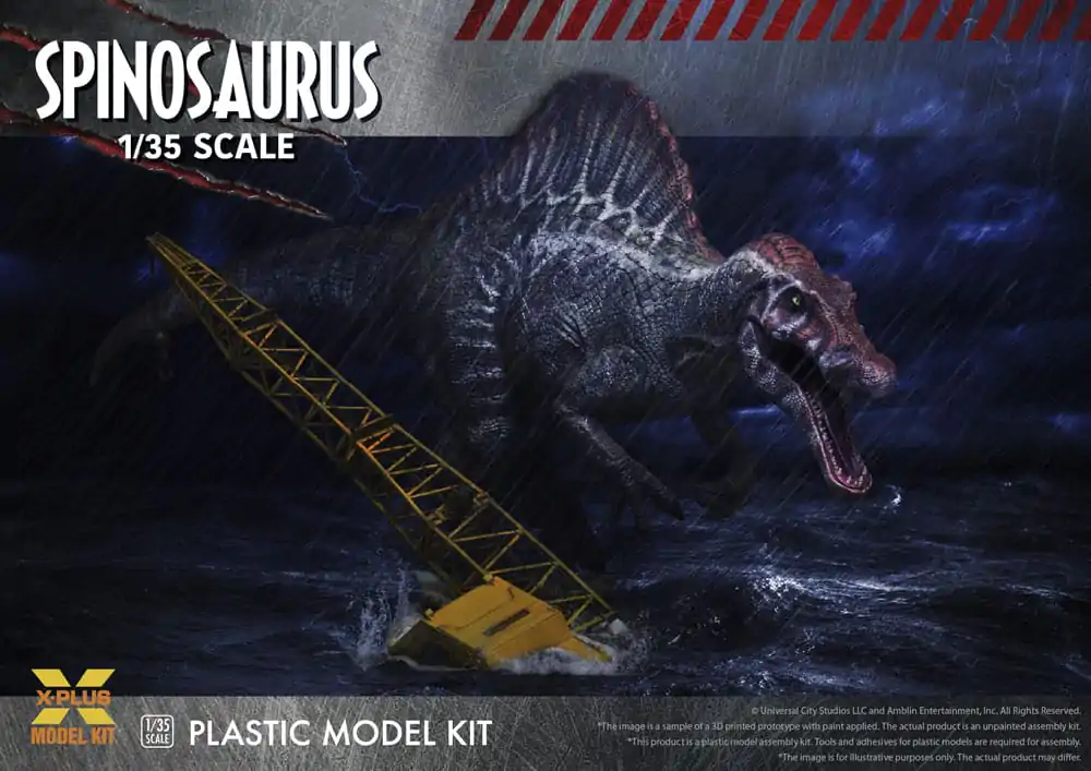 Jurassic Park III Plastic Model Kit 1/35 Spinosaurus 41 cm Produktfoto