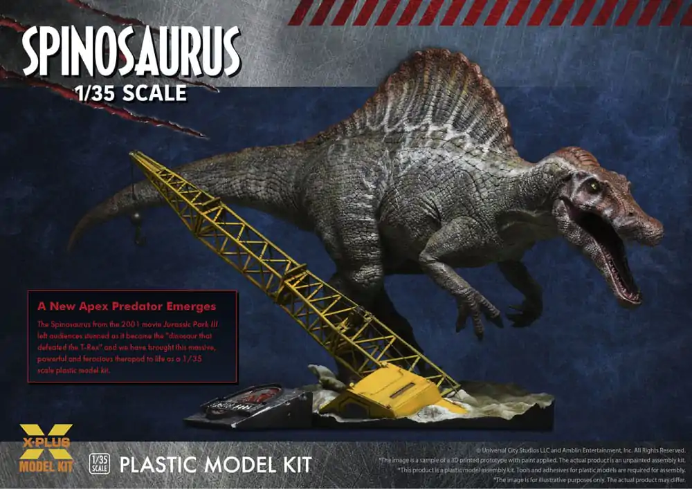 Jurassic Park III Plastic Model Kit 1/35 Spinosaurus 41 cm Produktfoto