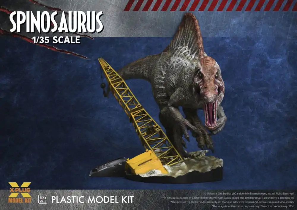 Jurassic Park III Plastic Model Kit 1/35 Spinosaurus 41 cm Produktfoto
