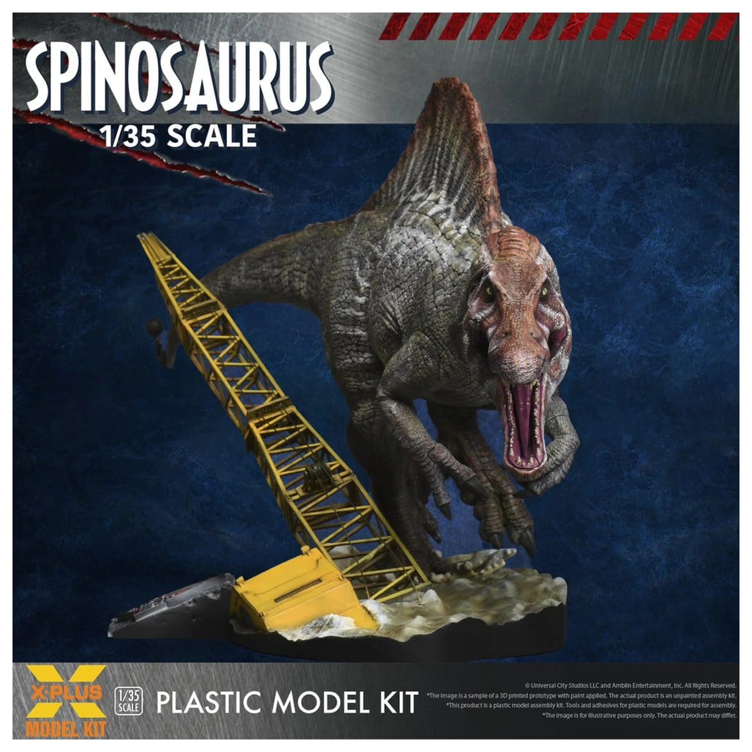 Jurassic Park III Plastikmodellbausatz 1/35 Spinosaurus 19 Zentimeter (Reproduktion) Produktfoto