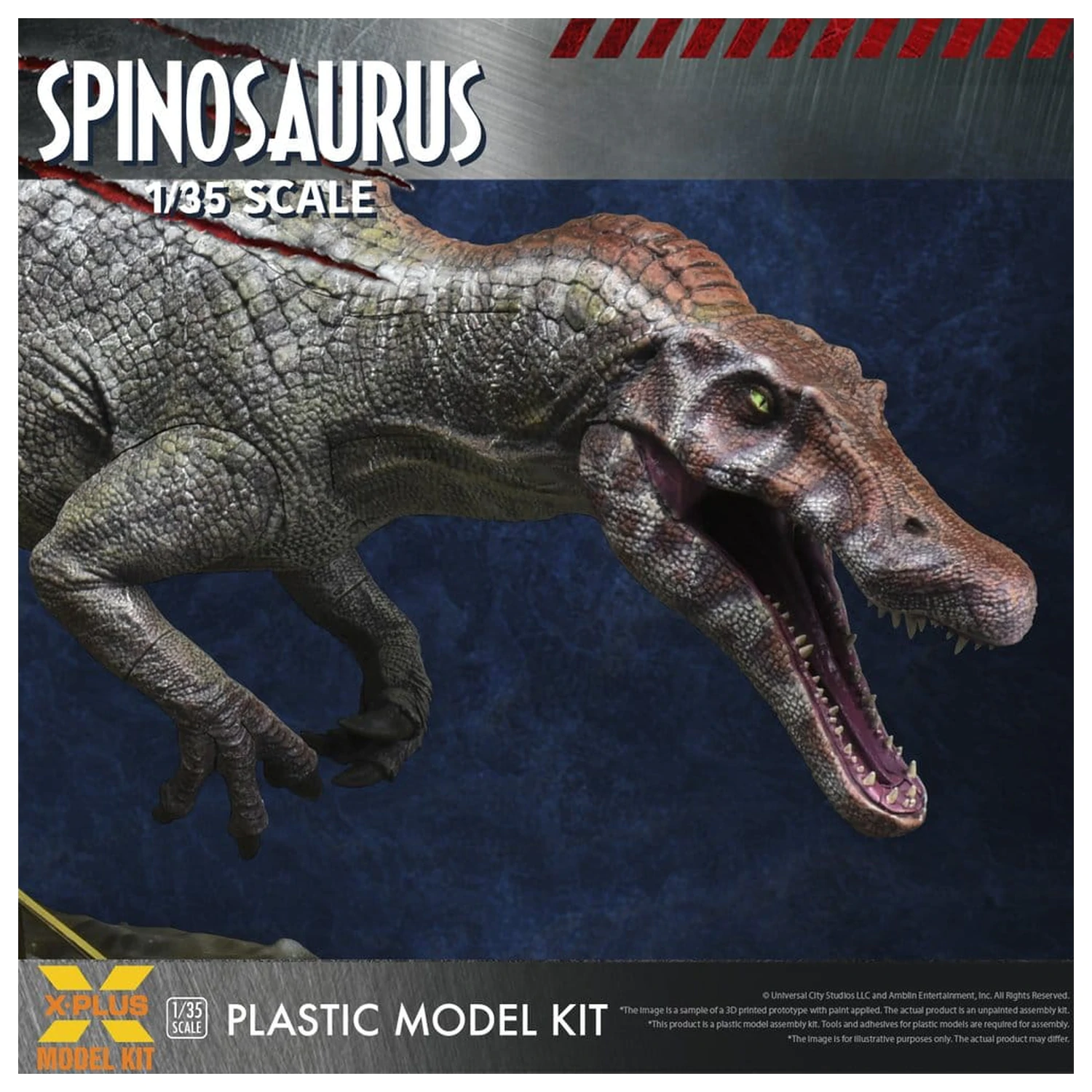 Jurassic Park III Plastikmodellbausatz 1/35 Spinosaurus 19 Zentimeter (Reproduktion) Produktfoto