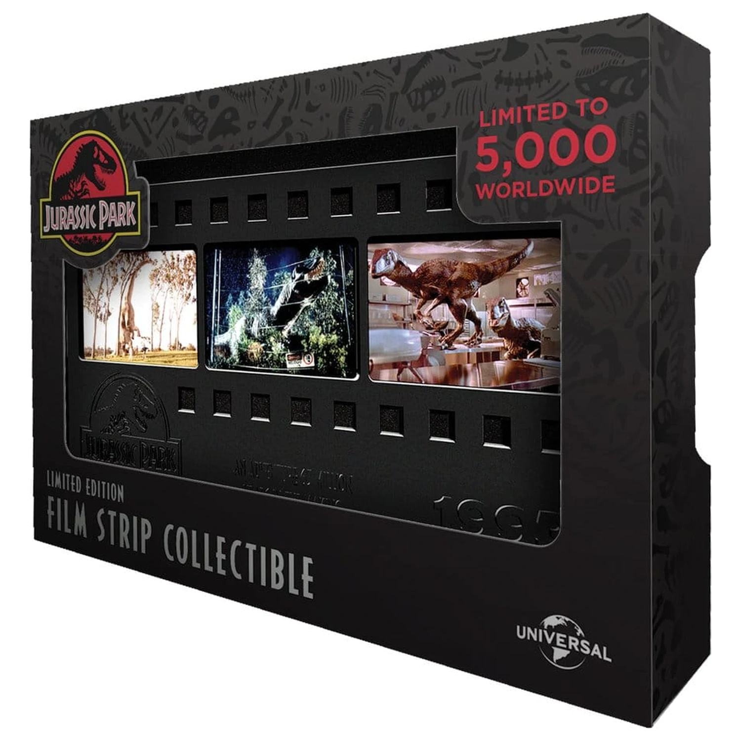 Jurassic Park Barren Metall Filmstreifen Sammlerstück 12 cm Produktfoto