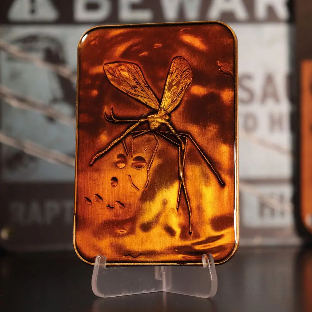 Jurassic Park Metallbarren Mosquito in Amber Limited Edition Produktfoto