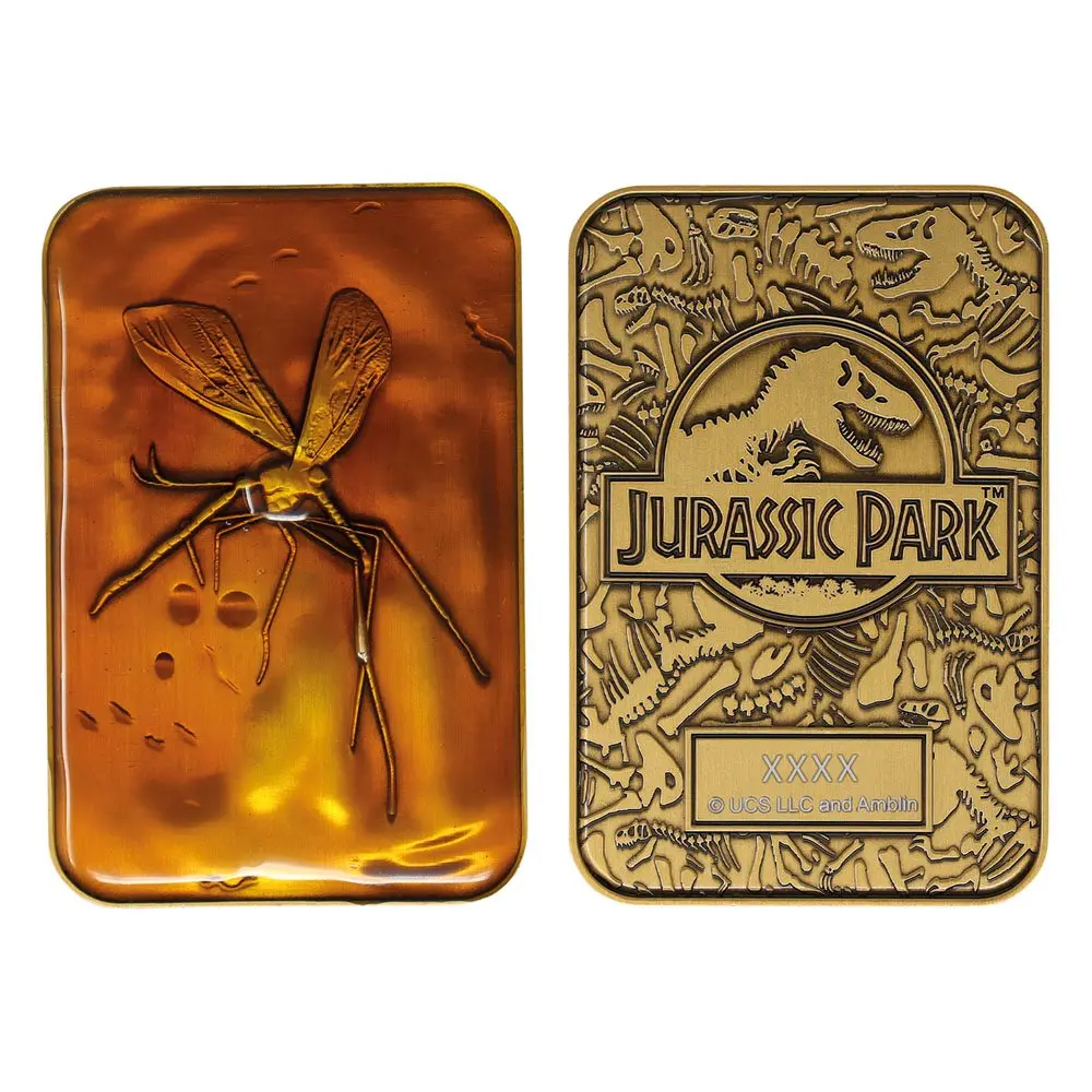 Jurassic Park Metallbarren Mosquito in Amber Limited Edition Produktfoto