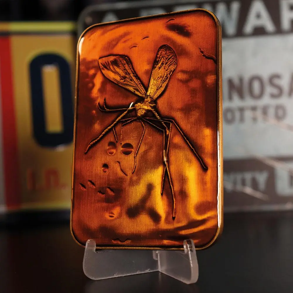 Jurassic Park Metallbarren Mosquito in Amber Limited Edition Produktfoto