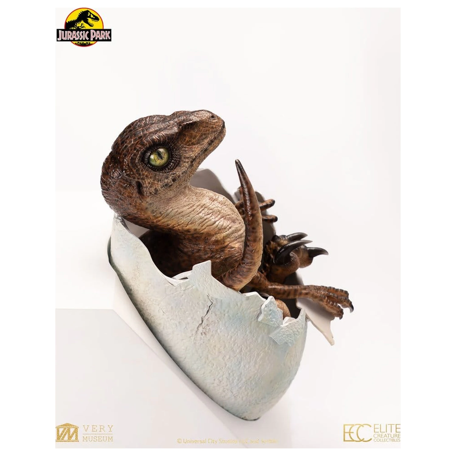 Jurassic Park Nachbildung Büste Velociraptor Hatching Egg 24 cm Produktfoto