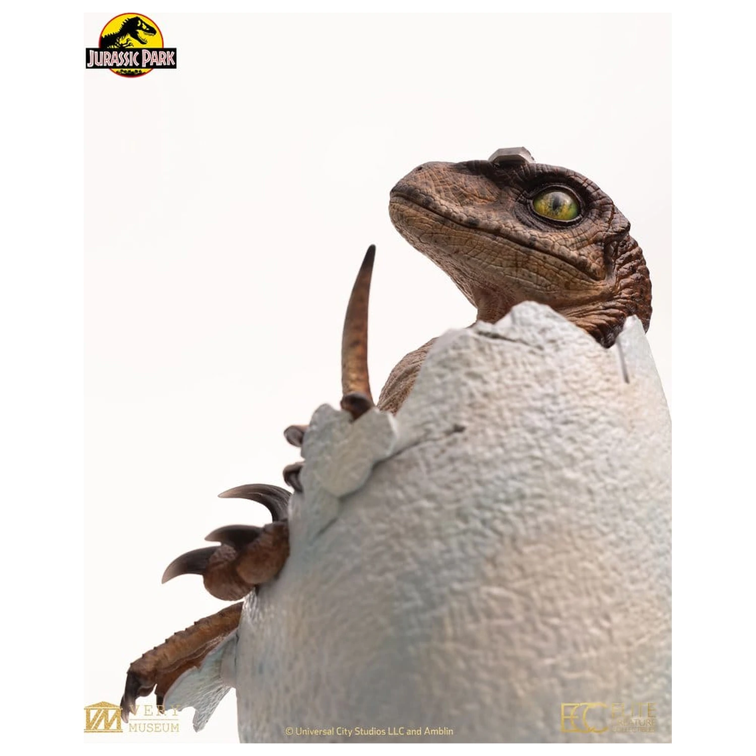 Jurassic Park Nachbildung Büste Velociraptor Hatching Egg 24 cm Produktfoto