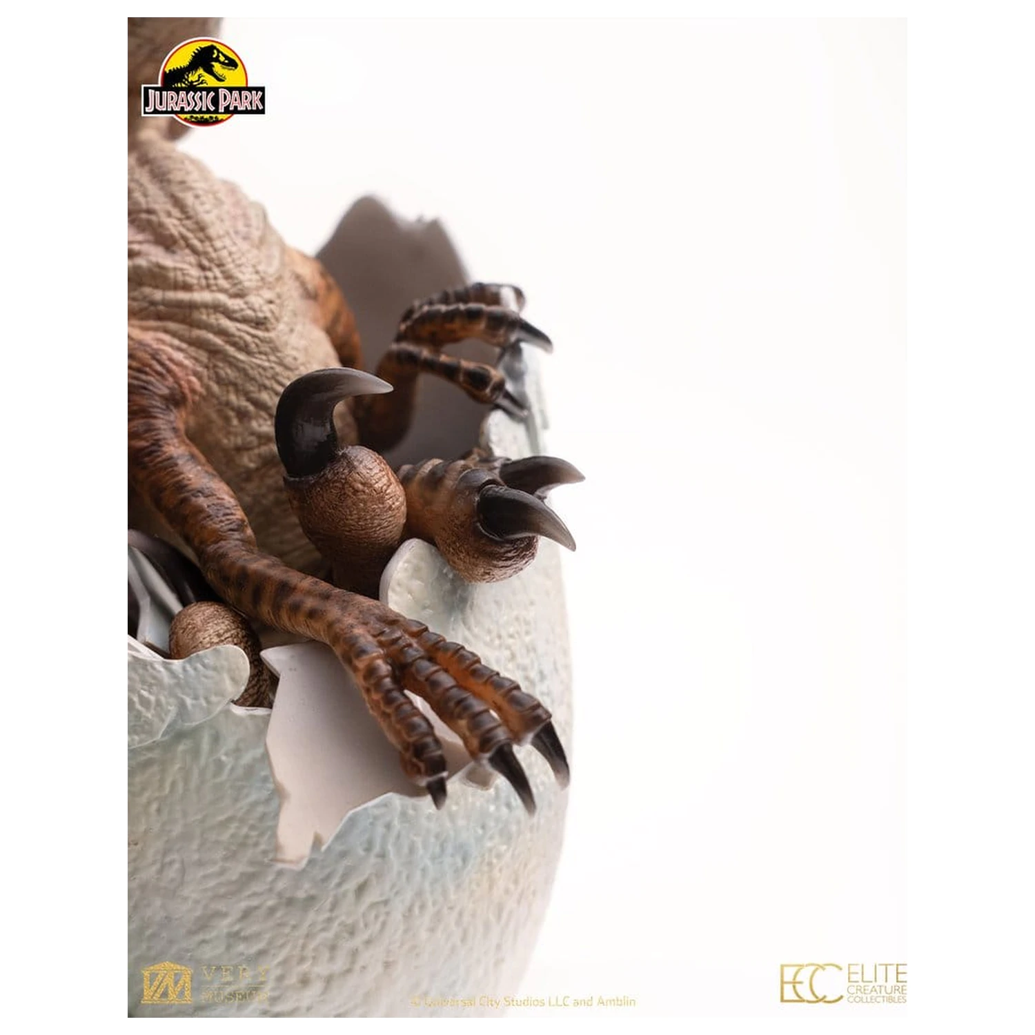 Jurassic Park Nachbildung Büste Velociraptor Hatching Egg 24 cm Produktfoto