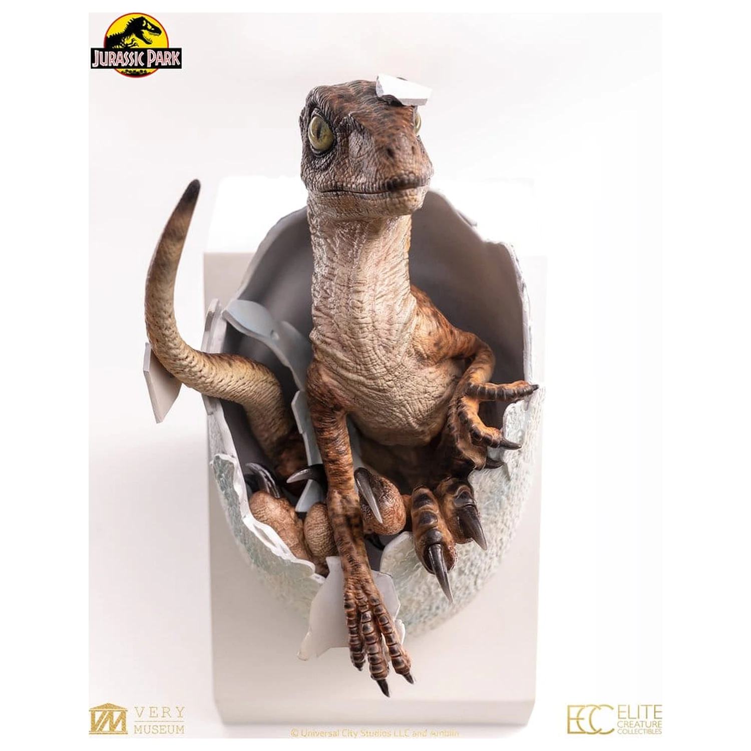 Jurassic Park Nachbildung Büste Velociraptor Hatching Egg 24 cm Produktfoto