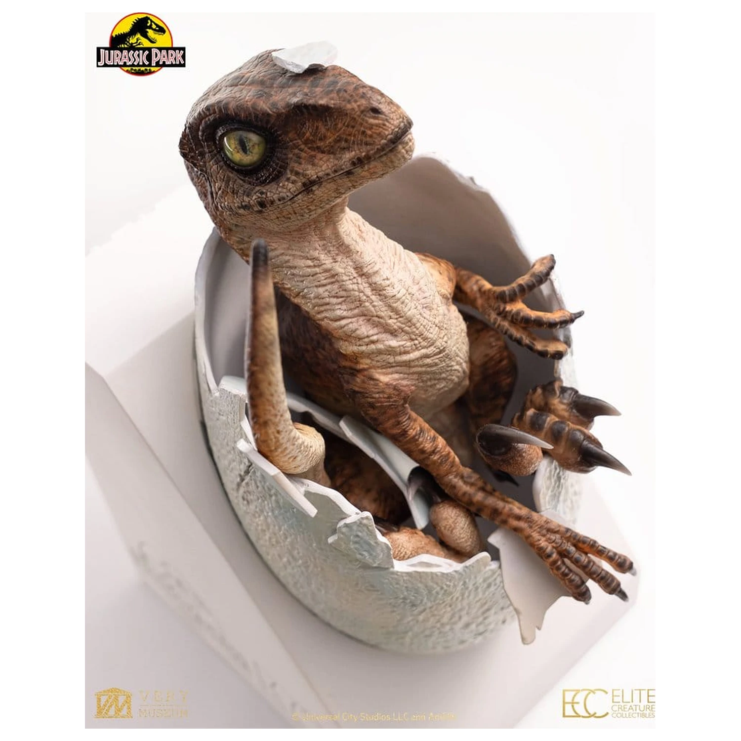 Jurassic Park Nachbildung Büste Velociraptor Hatching Egg 24 cm Produktfoto