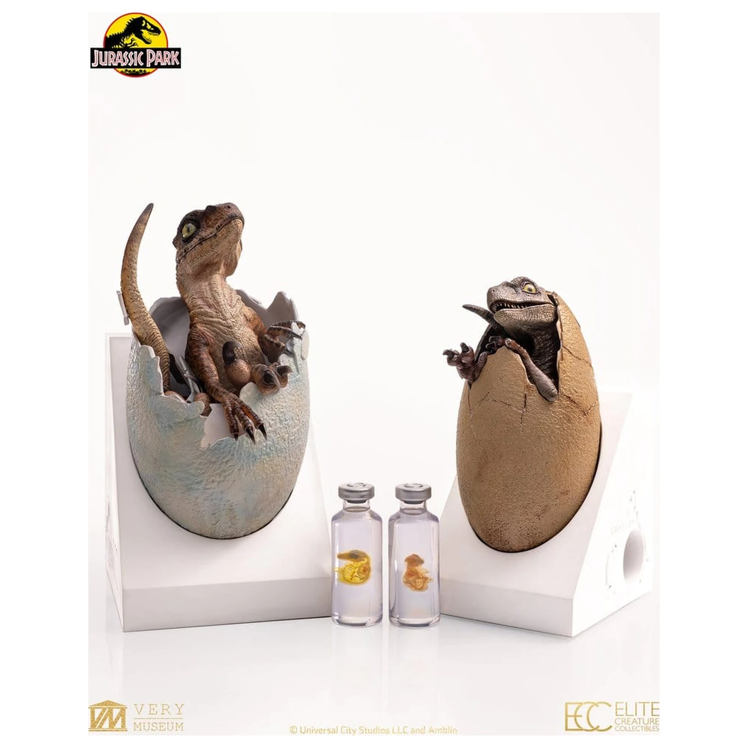 Jurassic Park Nachbildung Büste Velociraptor Hatching Egg 24 cm Produktfoto