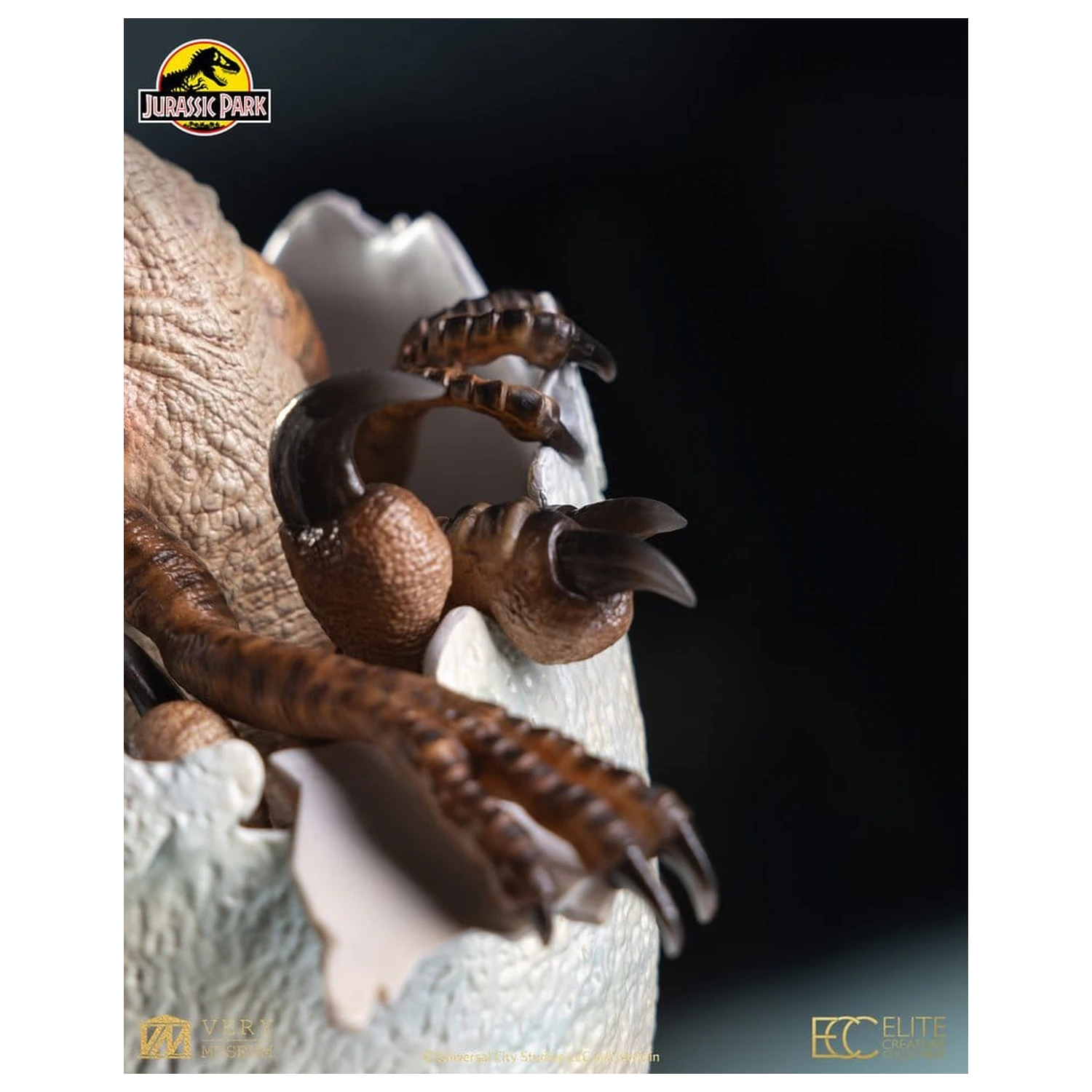 Jurassic Park Nachbildung Büste Velociraptor Hatching Egg 24 cm Produktfoto