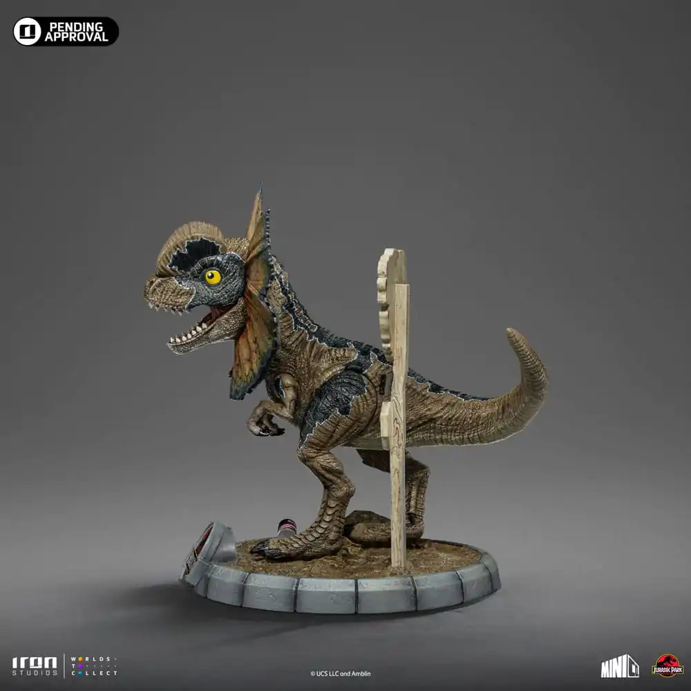 Jurassic Park Mini Co. PVC Statue Dilophosaurus 12 cm termékfotó