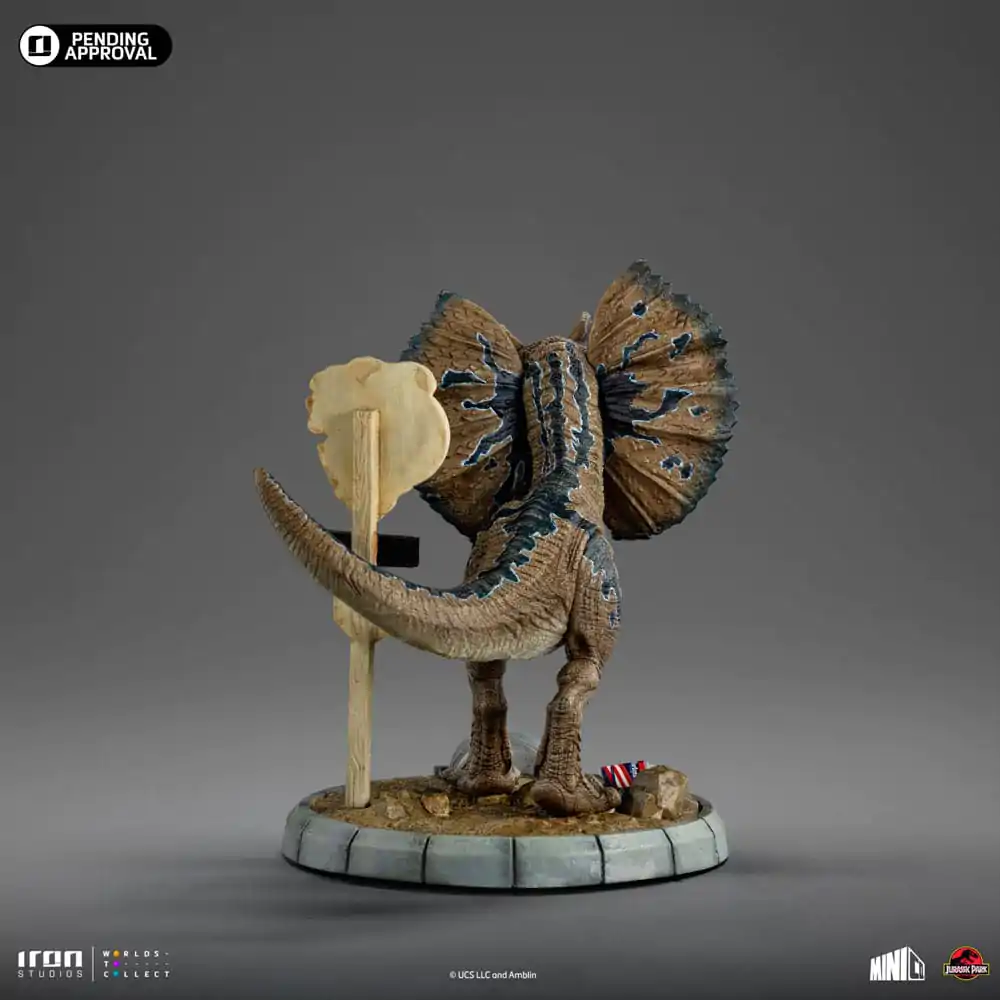 Jurassic Park Mini Co. PVC Statue Dilophosaurus 12 cm termékfotó