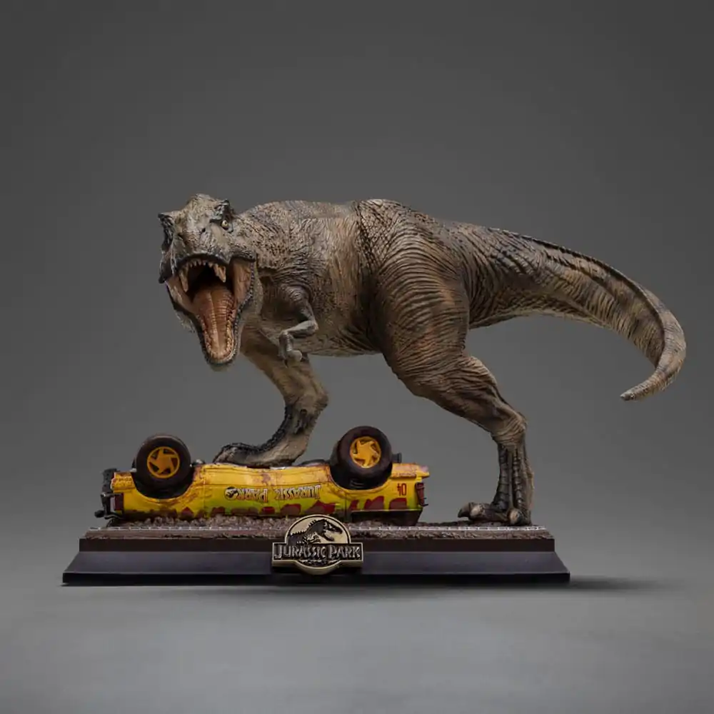 Jurassic Park  Icons Statue PVC T-Rex Attack 15 cm termékfotó