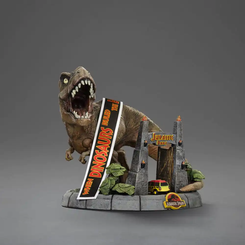 Jurassic Park Mini Co. PVC Figur T-Rex Illusion Deluxe 15 cm termékfotó