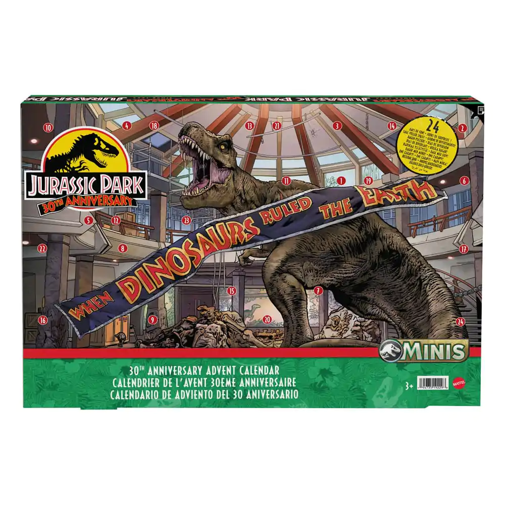 Jurassic Park Minis Adventskalender 30. Jubiläum Produktfoto