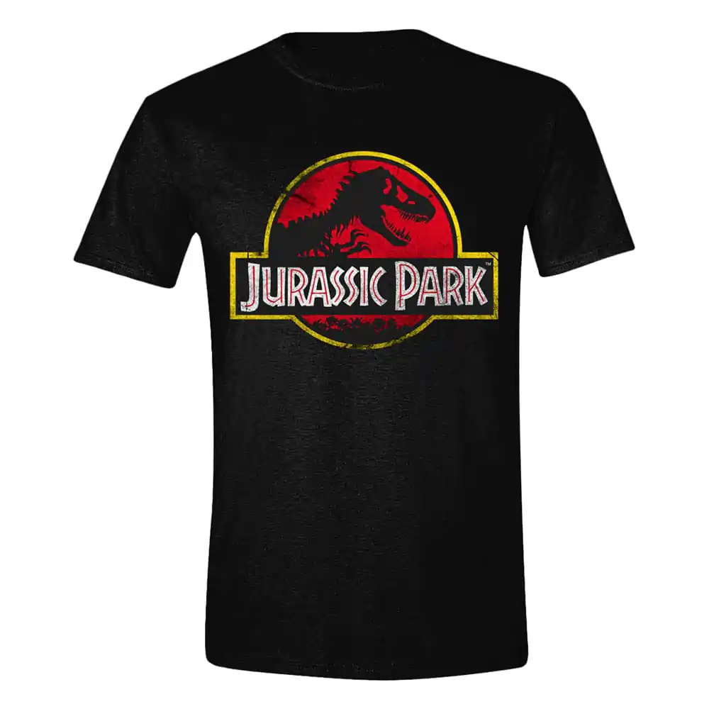 Jurassic Park T-Shirt Distressed Logo Produktfoto