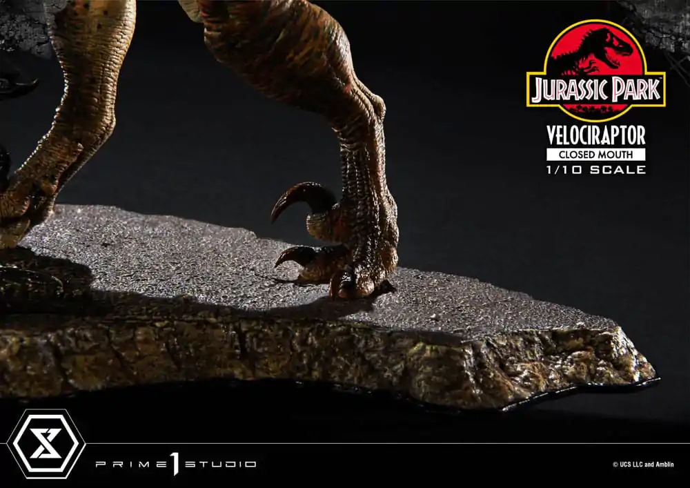 Jurassic Park Prime Collectibles Statue 1/10 Velociraptor Closed Mouth 19 cm termékfotó