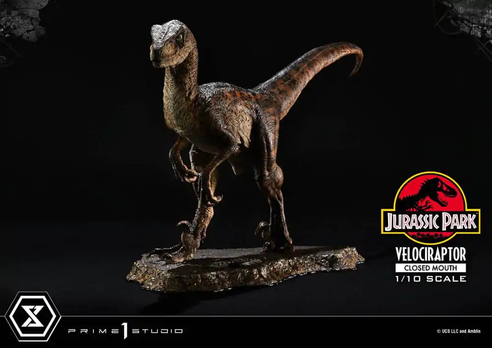 Jurassic Park Prime Collectibles Statue 1/10 Velociraptor Closed Mouth 19 cm termékfotó